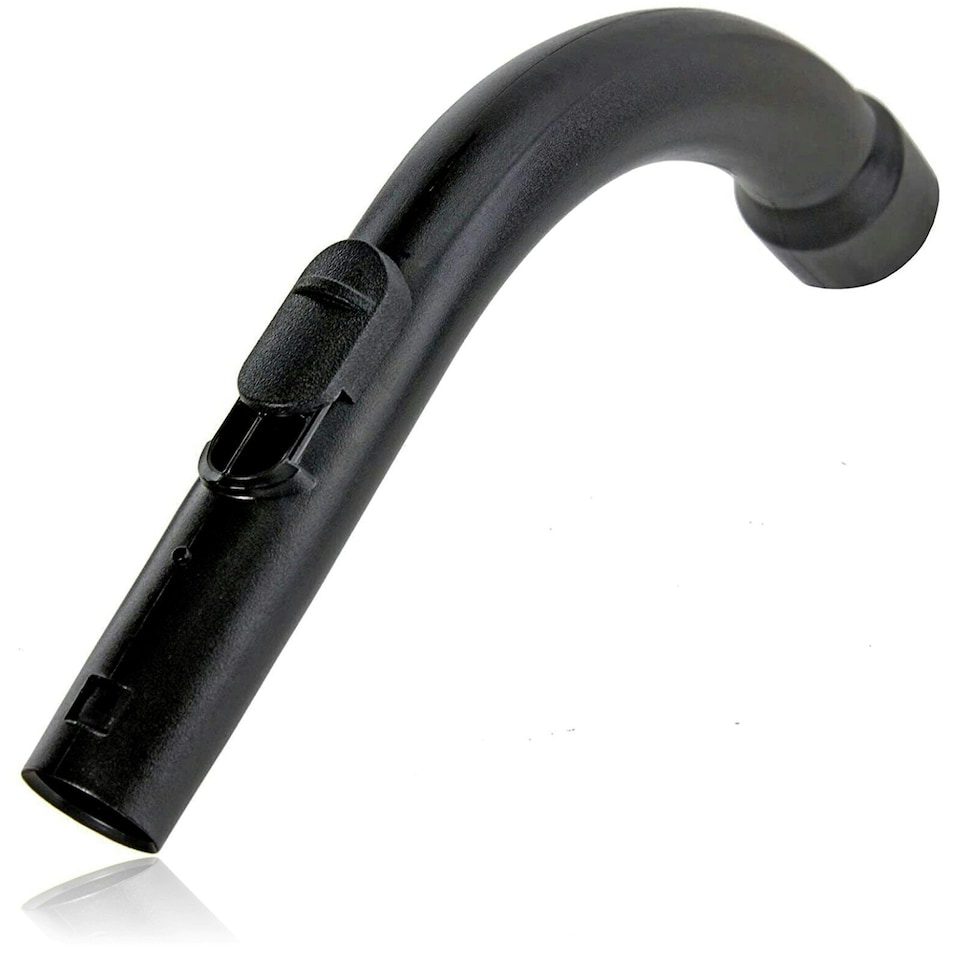 image 1 of SPARES2GO Wand Handle Bend Hose End compatible with MIELE Vacuum S8 S8310 S8320 Cat & Dog S8340 TT5000 Black
