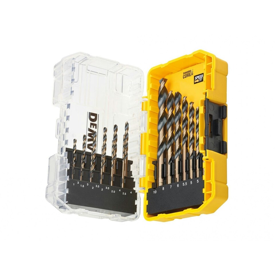 Dewalt Power Tools Dt70728 Black&gold Hss Drill Set, 19 Piece - Multi Colour - One Size