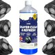 image 3 of 1 x 1 Litre Shaver Cleaning Refill Fluid Handy Size Bathroom Bottle Clean & Renew Cartridge