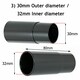 image 4 of SPARES2GO Universal Dust Extractor Adaptor Sander Power Tool Adapter 26 30 32 35 38 mm