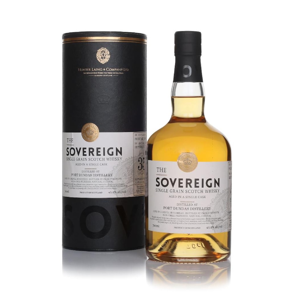 image 1 of Port Dundas 35 Year Old 1990 cask 21946 - The Sovereign Hunter Laing