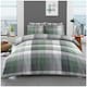image 1 of VELVETIO Dartmouth Check Complete Duvet Cover Set with Fitted Sheet Soft Polycotton Bedding Sets Multi | King