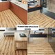image 2 of NOVECRAFTO Self Adhesive Vinyl Floor Planks – 36x5.98 in (91.4x15.2cm) – Peel & Stick Flooring Tiles – Sandalwood Glow Wood Effect – Pack of Vinyl Tiles Brown | 0.97 sqm