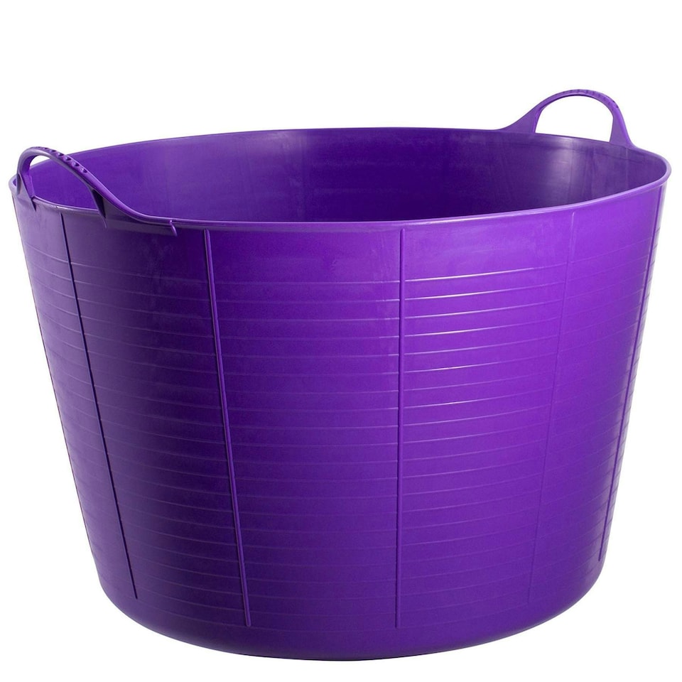 image 1 of Red Gorilla Horse Feed Bucket - Purple - One Size