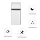 image 7 of HOMCOM Modern Minimalistic Bathroom Storage Cabinet w  Drawer Cupboard Adjustable Shelf Door Home Organiser Sleek Beautiful Freestanding Compact White