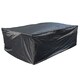 image 4 of KCT 170 x 94 x 70cm Rectangle Garden Furniture Cover Black | S