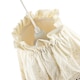 image 3 of Modern Cream Cotton Fabric Pendant Lamp Shade with Floral Lace Design | Cream | Cream | 1