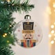 image 2 of Personalised Nutcracker Christmas Glass Bauble