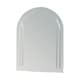 image 6 of Showerdrape Soho Arched Oval Wall Mounted Frameless Diamond Cut Bathroom Mirror 60 x 45cm | Chrome | Mirror | 1
