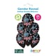 image 2 of Boy or Girl Gender Reveal Black Latex Balloons 33cm / 13 in - Pack of 6