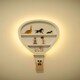 image 2 of Marco Paul  Set of 2 Ice Cream Floating Wall Shelves for Kids Bedroom Nursery Décor White
