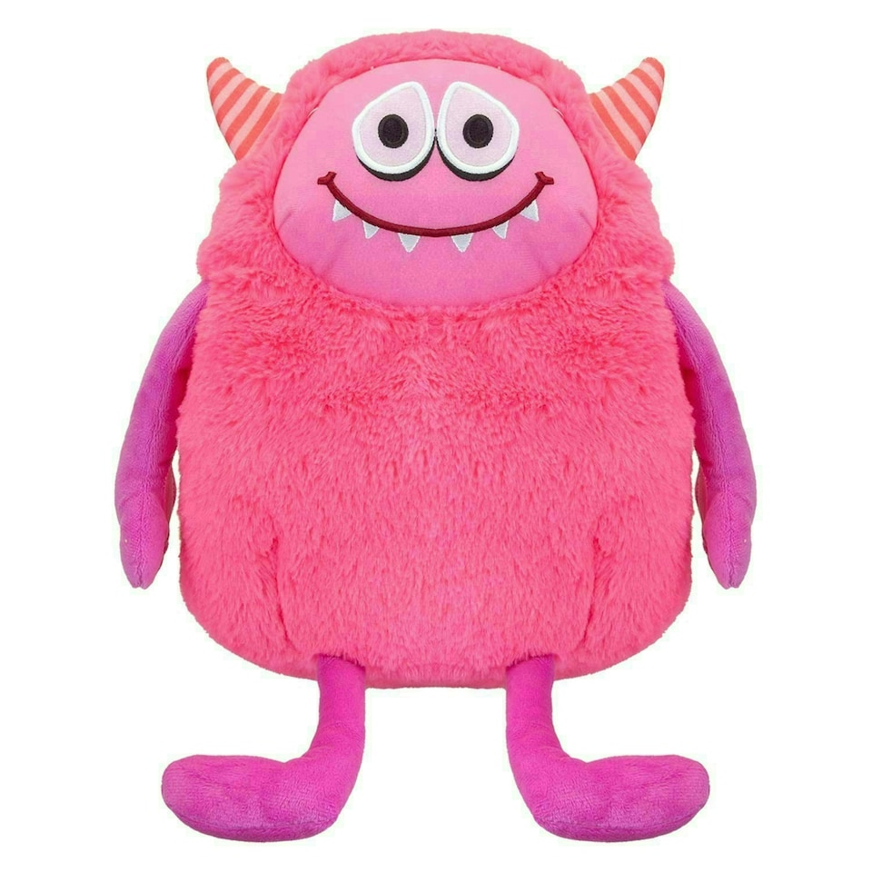 image 1 of Shy Monster Soft Toy Cute Plushie Huggable Cuddly Stuffed Toy Gift 23cm Orange