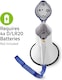 image 7 of NEDIS 10W Megaphone, 250m Range with Built-in Microphone, Siren, Adjustable Volume, Record Function - White & Blue