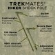 image 6 of Hiker Shock Walking Pole Adjustable AntiShock Hiking Trekking Outdoor | Black | Black | One Size | 1