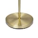 image 8 of Designer Chic Floor Lamp with Brushed Gold Base and Emerald Green Glass Shade | Green