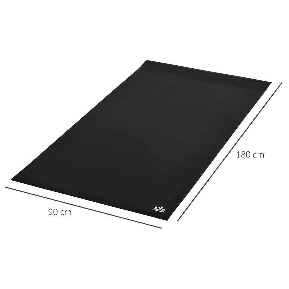 image 1 of HOMCOM 6mm Thick Gym Equipment Mat Non-slip Floor Protector Mat 180 x 90 x 0.6cm