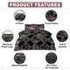 image 3 of VELVETIO Mitra Complete Duvet Cover Set with Fitted Sheet Soft Polycotton Bedding Sets Black | Double