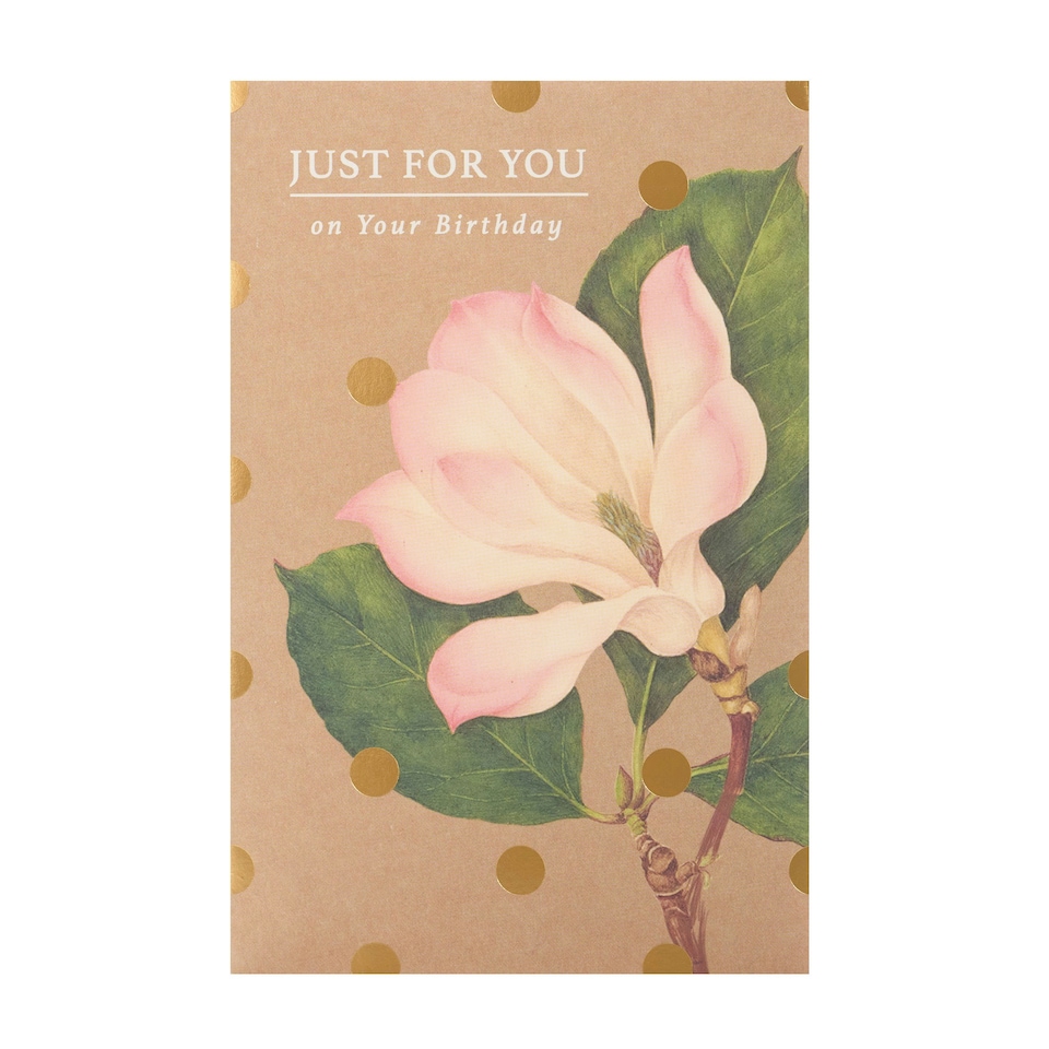 image 1 of Birthday card - large flower