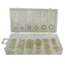 Solid Copper Washers Sump Plug Engine Washer Set Imp Metric M6 to M16 110pc