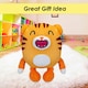 image 8 of Jasper Pinata Smashlings Soft Toy Cute Plushie Huggable Cuddly 20cm Orange