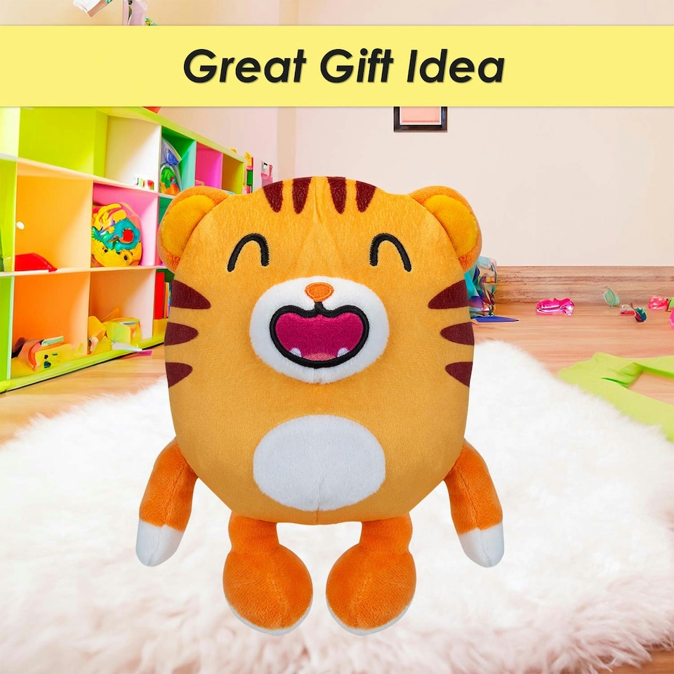 image 1 of Jasper Pinata Smashlings Soft Toy Cute Plushie Huggable Cuddly 20cm Orange