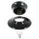 image 10 of SPARES2GO Pan Lid Knob Handle Kitchen Cookware Black Round Bakelite Hand Grip Replacement Black