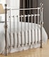 image 3 of 5ft King Size Antique Victorian style, chrome nickel finish traditional metal bed frame bedstead. | Silver | Chrome Nickel | King