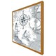image 4 of Compass & map (Picture Frame) Grey | L