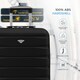 image 4 of Flight Knight Cabin Suitcase 56x36x23cm - 30+ Airlines Approved - British Airways, EasyJet- Lightweight 4 Wheel Carry On Hard Shell Hand Luggage Black | Cabin Bag