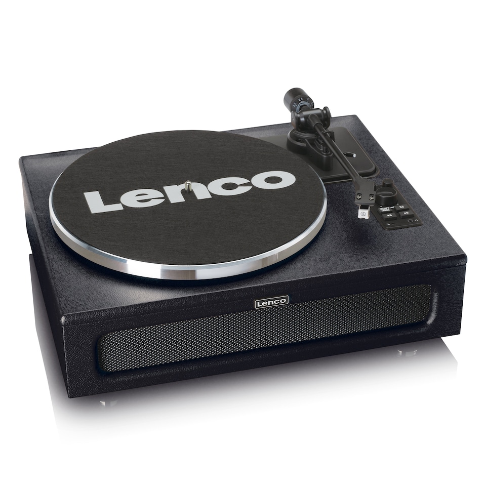 image 1 of LENCO LS-430BK - Turntable with 4 built-in speakers - Black