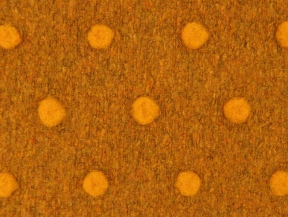 Gold Textured Spot Boiled Wool Coating Fabric for Dressmaking, 150cm / 59" Wide - per metre