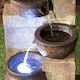 image 3 of Primrose Juno 4-Tier Cascading Bowls Solar Powered Water Feature & Lights 76cm
