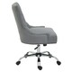 image 3 of Interiors by Premier Grey Fabric and Chrome Base Home Office Chair Grey
