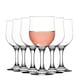 image 1 of LAV Nevakar Red Wine Glasses  - 320ml - Clear - Pack of 6