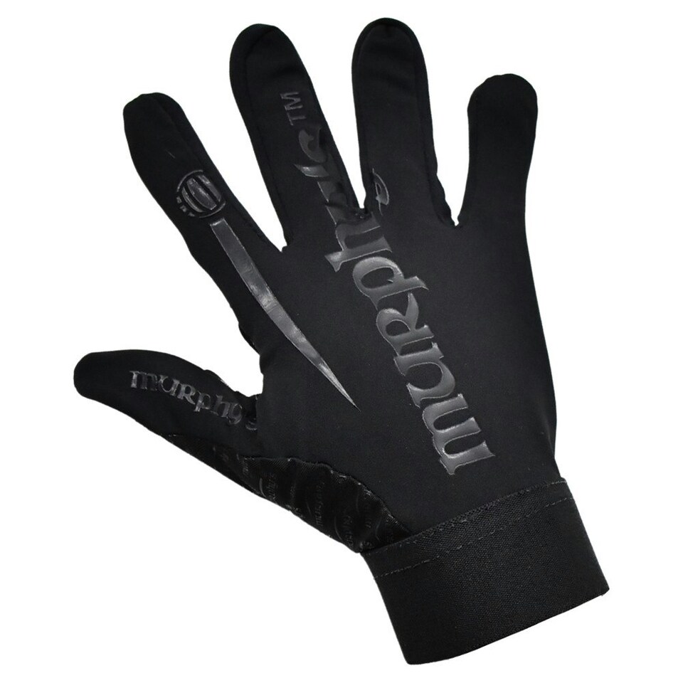 Murphys Unisex Adult Strapless Gaelic Gloves - Blackout - 10