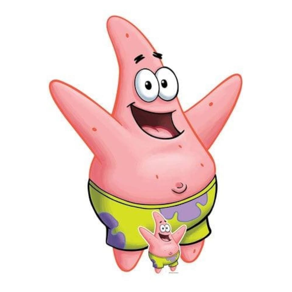 image 1 of Patrick Star (SpongeBob SquarePants) Lifesize Cardboard Cutout 123cm