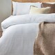 image 2 of Yard Chunky Waffle 100% Cotton Double Duvet Cover Set
