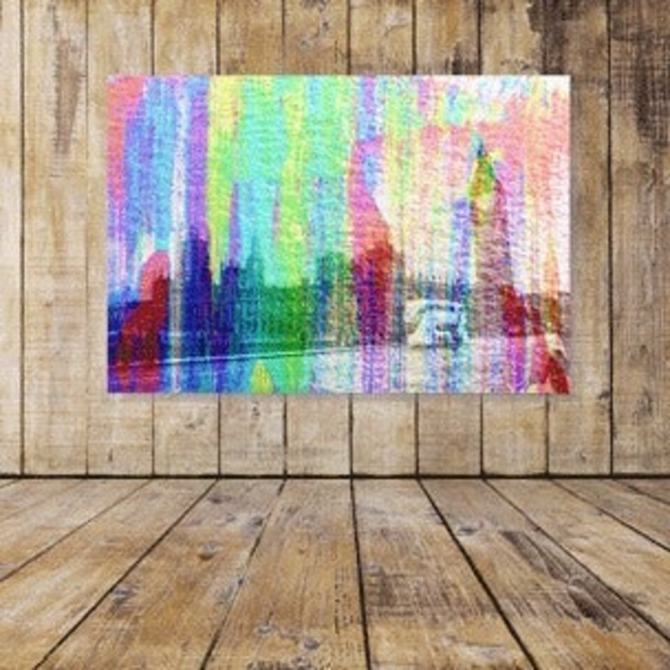 image 1 of Rainbow Bridge (Canvas Print) 12" x 18"