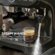 image 4 of HOMCOM Espresso Machine, Bean Grinder & Steam Wand, 15 Bar Pressure, Black