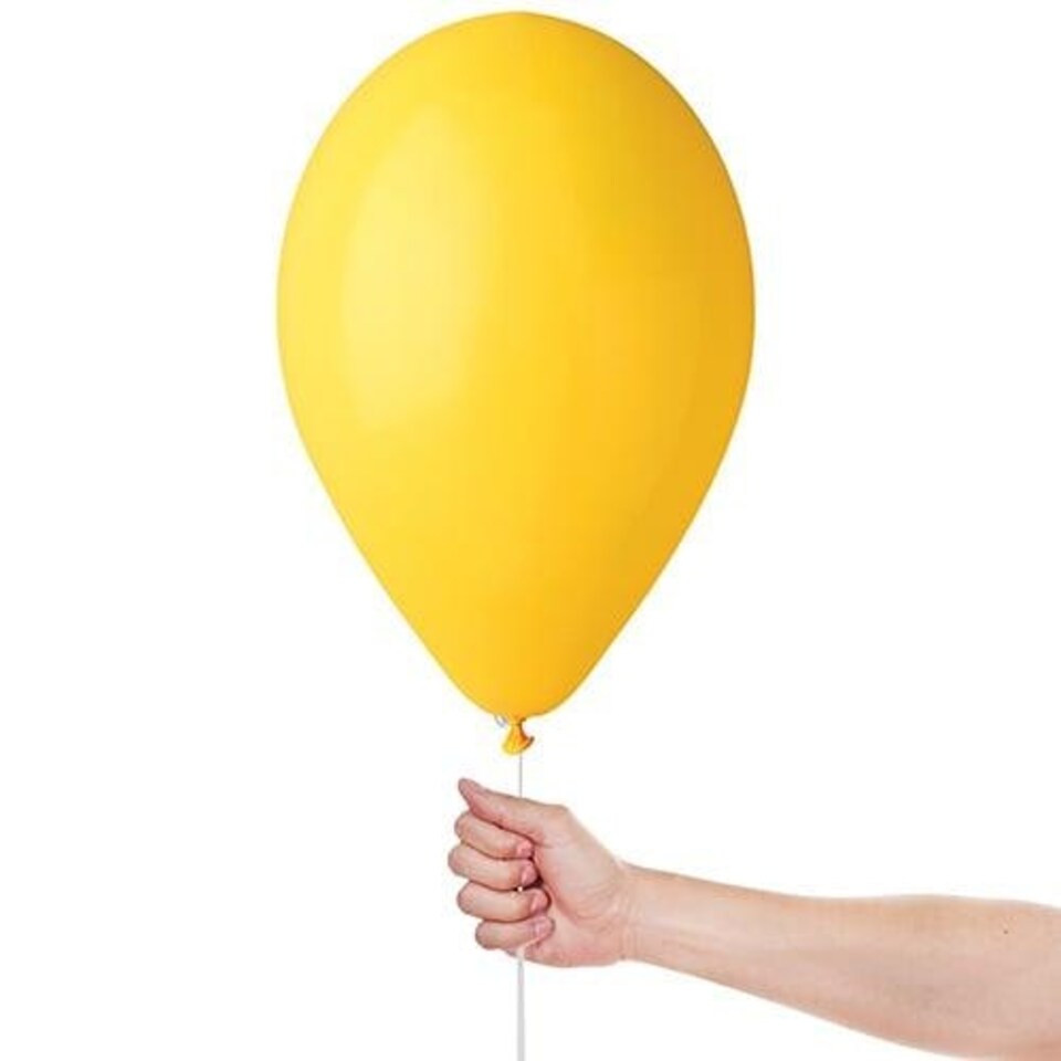 image 1 of Sunshine Yellow Bio Latex Balloons 33cm / 13 in - Pack of 10