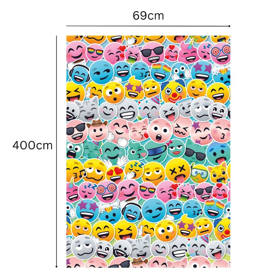 image 1 of JoyPixels Emoji 4m Roll Wrapping Paper