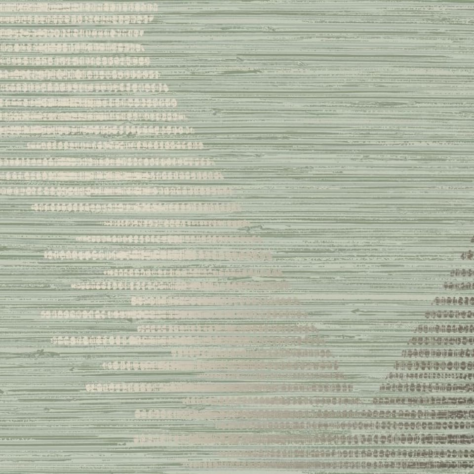 image 1 of Superfresco Easy Serenity Geo Sage Wallpaper | Green | Gold | 10m Length x 52cm Width