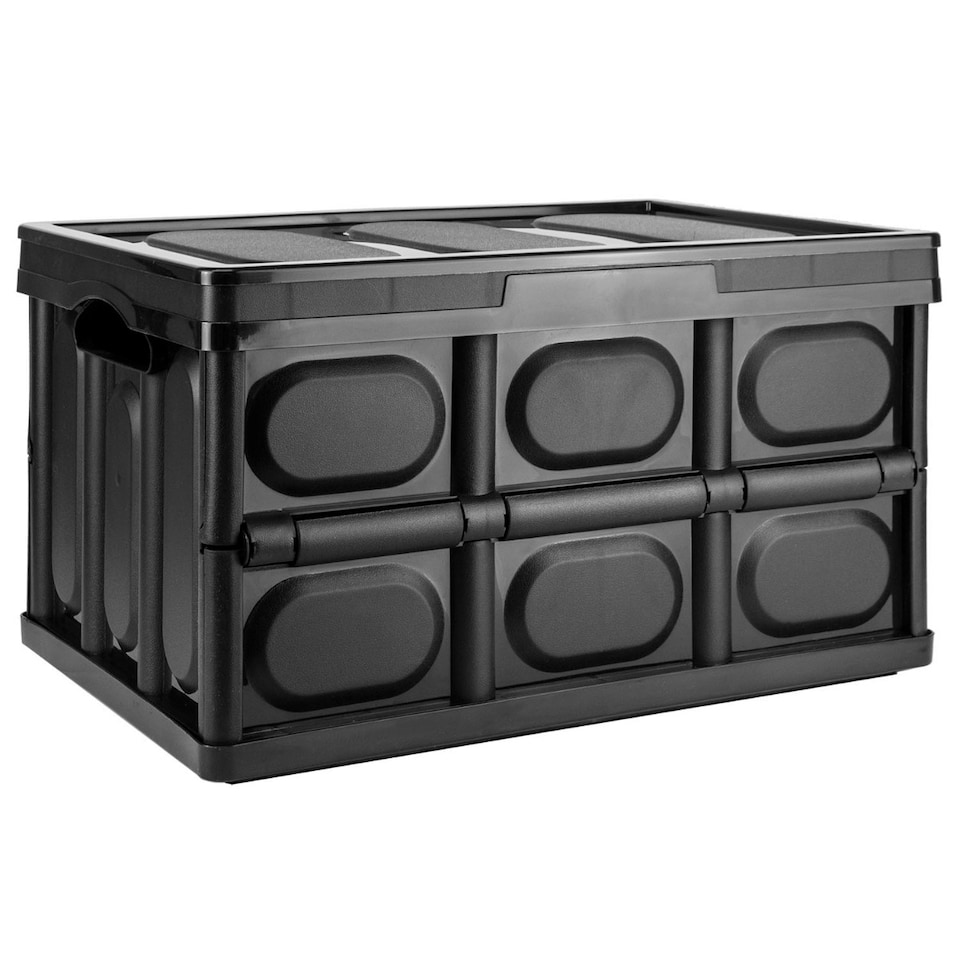 image 1 of TekBox Regular Folding Storage Box - Black