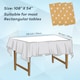 image 2 of Polka Dots Disposable Plastic Table Cover - 54" x 108"