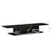 image 7 of HOMCOM Wall Mounted TV  Stand Entertainment Unit with Storage Shelf, Black