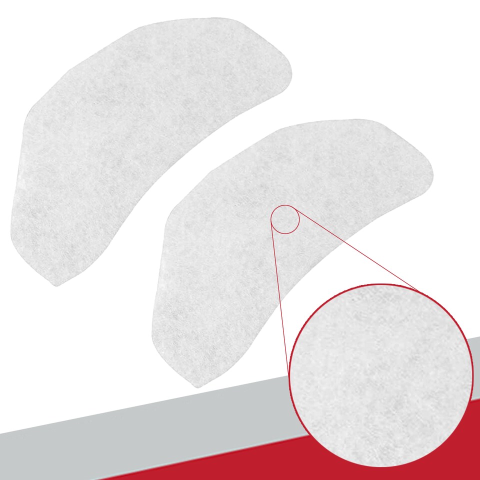 image 1 of SPARES2GO Tumble Dryer Cloth Exhaust + Air Intake Filters compatible with Teknix TKDV25B TKDV25S TKDV25W TKDV71W (10Pc Filter Kit)