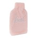 image 2 of Barbie Womens/Ladies Appliqué Logo Hot Water Bottle Cover Set - Pink - One Size