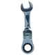 image 6 of 12mm Stubby Flexi Ratchet Combination Spanner Metric Wrench 72 Teeth SPN17