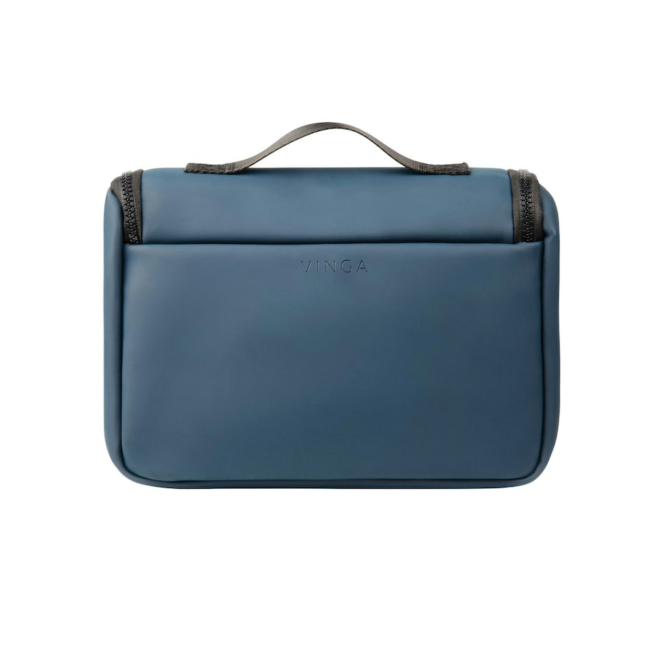 image 1 of Vinga Baltimore Travel Toiletry Bag - Navy - One Size | Blue