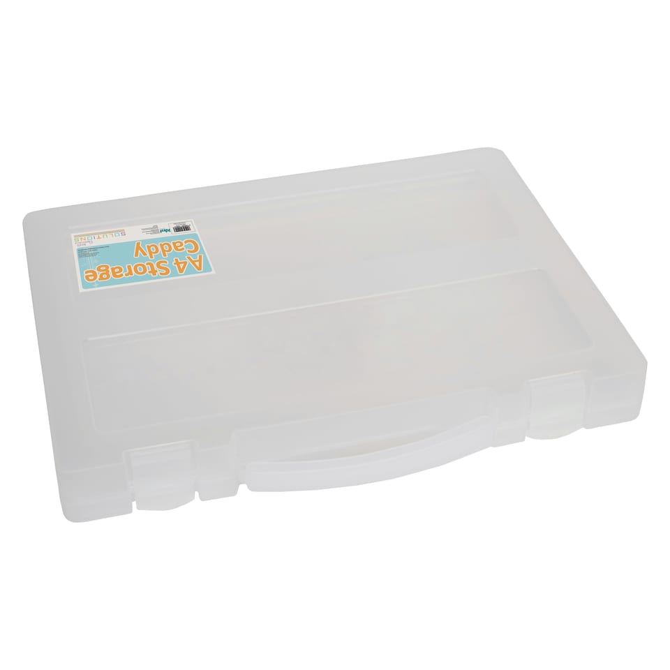 image 1 of Papermania A4 Storage Caddy, Clear, 35.5cm